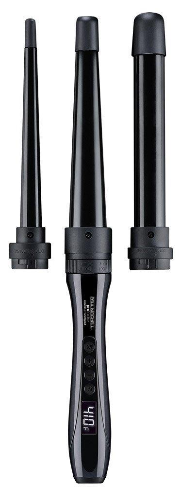Paul Mitchell Pro Tools Express Ion Unclipped 3-in-1 Ceramic Interchangeable Curling Wand, 3 Barrels for Multiple Hairstyles