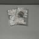 2 x 100 Pack Self-Adhesive Ceiling Hooks for Hanging, Sticky Damage-Free Transparent Ceiling Discs with Metal Hook, Removable Wall Hanger for Wedding Birthday Halloween Christams Decorations