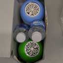 JOYIN 2 Kids Bubble Guns with 4 Bottles Solution, Automatic Bubble Machine Gun with 8 Holes for Kids, Adults, Summer Toys, Easter Basket Stuffers, Birthday Gift, Party Favors (Green, Blue)