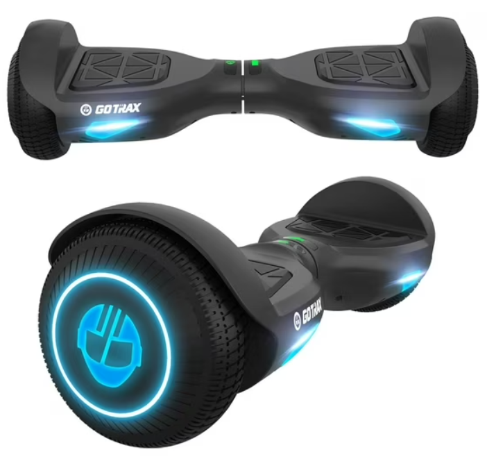 Gotrax Edge Hoverboard for Kids Adults, 6.5" Tires 6.2mph & 2.5 Miles Self Balancing Scooter, Black