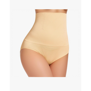 Women's Tummy Control Shapewear Panties Hi-Waist Body Shaper Underwear Slimming Briefs Compression Minimalist, M