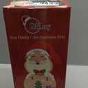 18 Inch Animated Plush Santa Figurine with Music and Movement, Collectible Red Sequin Coat Christmas Decoration, Singing Dancing Santa Claus Holiday Centerpiece Gift for Home or Store