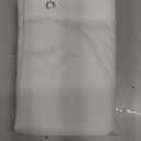 ALYVIA SPRING Waterproof Fabric Shower Curtain Liner - Soft & Light-Weight Cloth Shower Liner, 3 Bottom Magnets, Hotel Quality & Machine Washable - Standard Size 72x72, White and Grey