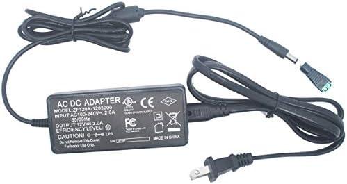 Litever Power Supply, LED Transformer, 12VDC 3 Amps,110VAC to 12V DC, Max Output 3A, 36W. Standard 110VAC US Input Plug, 5.5mm x2.1mm Output Connector, for LED Light Strip and More