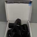 DREAM PAIRS Women's Mid Calf Gogo Boots Platform High Chunky Block Heel Square Toe Ankle Boots (8, Black-pat)