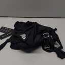 Tempt Me Women Two Piece Swimsuit High Waisted Bikini Halter Vintage Retro Bathing Suit Push Up Swimwear (Black 1), M