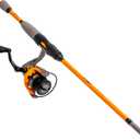 Lew's Hypersonic Spinning Reel and Fishing Rod Combo, IM6 Graphite Rod with Fast Action, 3+1 Bearings, 5.1:1 Gear Ratio, Speed Lube