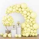 RUBFAC 129pcs Clear Balloons Different Sizes 18 12 10 5 Inches for Garland Arch, Transparent Balloon for Birthday Baby Shower Wedding Party Decoration