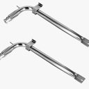 STCNADCR Upgraded Stainless Steel 2 PACK PB050012 PB050009 Oven Burner Tube with 2 PACK Gas Igniter Replacement for Viking Range Oven Bake Burner Parts