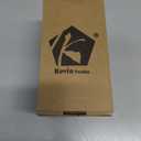 Kevin Textile Decorative Plush Striped Velvet Corduroy Christmas Oblong Pillowcase Accent Cushion Cover, 12 x 20 inches (30x50 cm), Set of 2, Burgundy