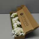 ZYTUYO 20 inches 4 Pcs Ivory White Real Touch Hydrangea Artificial Flowers Boho Lifelike Real Looking Latex Hydrangeas Flower with Long Stem for Home Decor Spring Table Centrepiece