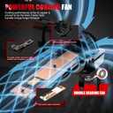 Bulb, 26000LM Super Bright 6500K 800% Brighter Bulbs with Turbo Fan, IP68 Waterproof, Plug-N-Play (H11/H8/H9)