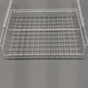 Organizer Storage for Families: Pull Out Storage Undersink Organizers Drawer Cabinet - Sliding 1 Tier Rack Metal Organization Under Counter Kitchen Bathroom for Homemakers(White,1Pack)