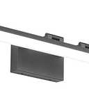 SOLFART Modern LED Vanity Lights 47.2 Inch Bathroom Light Fixtures Over Mirror Fixture Matt Black Finishing Light Strip 8778-ND