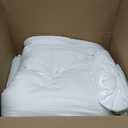 Bedsure Queen Size Comforter Set, White Soft Prewashed Bedding for All Seasons, 3 Pieces GentleSoft Warm Down Alternative Bed Set, 1 Lightweight Comforter (90"x90") and 2 Pillowcases (20"x26")