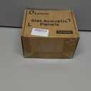 Samples 4-Pack 6" x 4.7" Wood Slat Acoustic Panels - Include Black, Walnut, Oak, Teak (Multicolor)