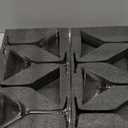 Amalfi Triangular Glassware or Stemware with Gold Rims - Sets of 4 (Martini - S/4)