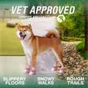 Dog Shoes for Large Dogs, Waterproof Dog Boots for Winter Snow, Summer Hot Pavement, Dog Booties & Paw Protectors Size 7