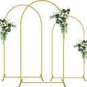 3 Pack Arch Backdrop Stand (7.2FT/6.6/6FT), Balloon Arch Stand, Metal Background Arch Stand, Backdrop Arch Frame, Wedding Arch for Backdrop