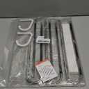 SAN LIKE 2 Pack 5 Layers Pants Hangers Space-Saving Stainless Steel Closet Hangers 20pcs Fixed Clips Non-Slip Multi-Functional Pants Rack Two Hanging Modes for Trousers Jeans Leggings Scarf Skirts