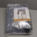 Magnetic Thermal Insulated Door Curtain, Fit Door Size to 72''X80'', Center Opening, Durable Oxford Cloth & Thicken Polyester Fiber Fill, Weatherproof, Windproof, Soundproof, Weighted Bottom (Gray)