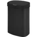 FDW Garbage Can 13 Gallon 50 Liter Kitchen Trash Can for Bathroom Bedroom Home Office Automatic Touch Free High-Capacity with Lid Waste Bin (Black)