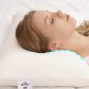 Talatex Talalay 100% Natural Premium Latex Pillow, Purefusion Talalay Latex Helps Relieve Pressure, No Memory Foam Chemicals, Perfect Package Best Gift with Removable Tencel Cover (Standard(24" x 16" x 5.5"), Soft)