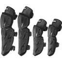 Tanden Motocross Knee Pads Motorcycle Elbow Pads Guards 4Pcs, Motorcycle Knee Guards for Men Leg Protection Armor Motocross Knee and Shin Guards Dirt Bike Crashproof Adult Protective Gear