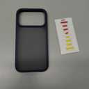 TORRAS for iPhone 17 Pro Case, Beyond Military-Grade Protection, Camera Control Button, DIY Buttons, Translucent Matte Slim Thin Shockproof Hard Back Anti-Scratch case for iPhone 17 Pro, Deep Blue