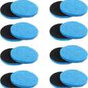 16pcs Microfibre Pads Power Scrubber Pads Set Electric Scrubber Replacement Scouring Pads fit for Dremel Versa Scouring Pads,Blue
