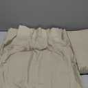 WEST LAKE 95 Inches Long Natural Pinch Pleated Sheer Curtains for Bedroom 2 Panels,Farmhouse Rustic Linen Living Room Pleat Drapes,Boho Back Tab Window Treatment Sets with Hooks,40" Wx95 Lx2, (Natural)