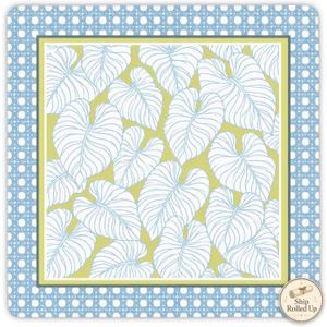 Leaf Pattern Blue Mahjong Mat for Table with Bag
31.5x31.5 Inch; non-slip rubber backing, waterproof soft neoprene surface, blue leaf mahjong nights