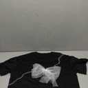 Women's Y2k Bow Graphic Tee Shirt Crew Neck Short Sleeve Summer Tops Streetwear, Size Small