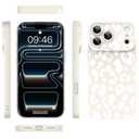 MZELQ Soft Case Compatible with iPhone 17 Pro, Cute Leopard