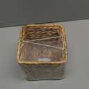 Wicker Tissue Box Cover, Rattan Tissue Box Holder Square, Boho Decorative Woven Water Hyacinth Cube Tissue Holders for Bathroom Living Room Kitchen