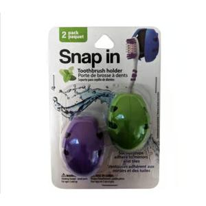 Jacent Assorted Plastic Toothbrush Holder
