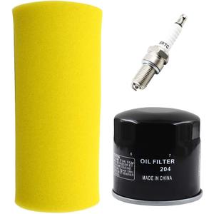 AHL Air Filter with Oil Filter Spark Plug set for Yamaha Rhino 660 YXR660 YXR 660 YXR-660 2007/5UG-E4451-00/5UGE445100/FS-923