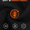 Balaclava Ski Mask for Men & Women  Lightweight Fleece-Lined Thermal Face Cover, Windproof, Snow-Proof & UPF 50+, Cold Weather Gear for Skiing, Snowboarding, Cycling & Motorcycle (Black)
