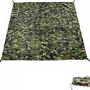 Clostnature Tent Footprint - Waterproof Camping Tarp, Heavy Duty Tent Floor Saver, Ultralight Ground Sheet Mat for Hiking, Backpacking, Hammock, Beach - Storage Bag Included (87'' x 59'', Camouflage)