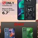 3 x LeYi for Moto G-Stylus-2025 Case:      Motorola G Stylus 2025 Case with Screen Protector, Military-Grade Protection with Kickstand for Motorola Stylus 5G 2025 Case, Black