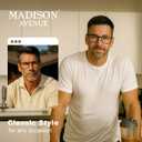 Madison Avenue 2 Pack Classic Square Blue Light Blocking Reading Glasses for Men, Sport Computer Readers Glasses Anti Glare