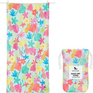 Dock & Bay Beach Towel - Quick Dry, Sand Free - Compact, Lightweight - 100% Recycled - Includes Bag - Aloha Glow - Large (160x90cm, 63x35) Dock & Bay Beach Towel - Quick Dry, Sand Free - Compact, Lightweight - 100% Recycled - Includes Bag - Aloha Glow - Large (160x90cm, 63x35)