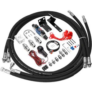 Third Function Valve Kit Compatible with Kubota L2501, L3301, L3901 Tractors with LA525 Loder and L3200, L3800 Tractors with LA524 Loder, Suitable for Curling Bucket, Heavy-Duty Tasks