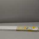 Cordless Light Filtering Mini Blind - 38 Inch Width, 64 Inch Length, 1" Slat Size - Pearl White - Cordless GII Morningstar Horizontal Windows Blinds for Interior by Achim Home Decor