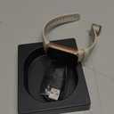 Fitness Tracker with 24/7 Heart Rate Blood Oxygen Sleep Monitor, 1.1" AMOLED Touch Screen Activity Tracker Smart Watches, IP68 Waterproof Step Counter Pedometer for Women Men (cream-coloured)