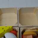 Melissa & Doug Food Groups - 21 Hand-Painted Wooden Pieces and 4 Crates