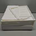 Lifewit 4 Pack Stackable Closet Organizers and Storage Basket for Clothes, Plastic Sweater Storage Bins for Wardrobe, Multifunctional Pants Organizer for RV, Pantry, Bathroom, Kitchen, Dorm, 24L