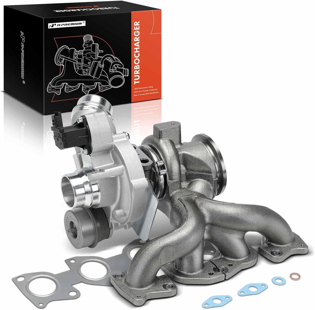 A-Premium B03G Complete Turbocharger Turbo Kit with Gasket and Seal Compatible with Volvo Models - XC60 15-22, XC90 16-22, S60 15-22, S90 17-22, V60 16-22, V90 18-21, V90 Cross Country 17-21