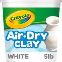 Crayola Air Dry Clay (5lbs), Natural White Modeling Clay for Kids, Sculpting Material, Bulk Craft Supplies for School Classrooms