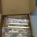 Ravinte 32 Pack 6 Inch Cabinet Pulls Matte Black Stainless Steel Kitchen Cupboard Handles Cabinet Handles 3.75” Hole Center